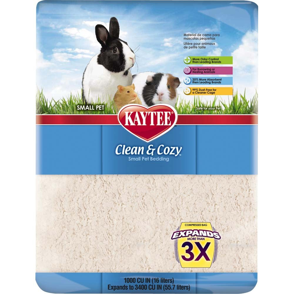 Kaytee Clean & Cozy Bedding, White 1ea/49.2 l