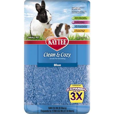 Kaytee Clean & Cozy Blue Bedding Blue 1ea/24.6 l