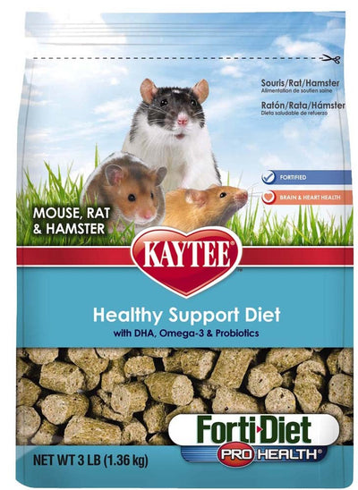 Kaytee Pro Health Mouse, Rat, and Hamster Food 1ea/3 lb