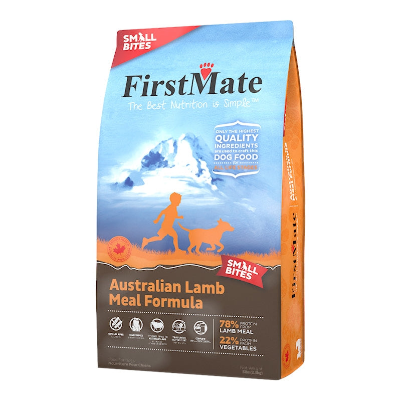 Firstmate Dog Limited Ingredient Grain Free Australian Lamb Small Bites 5Lb.