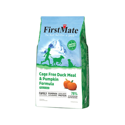 Firstmate Dog Limited Ingredient Grain Free Duck & Pumpkin 5Lb.