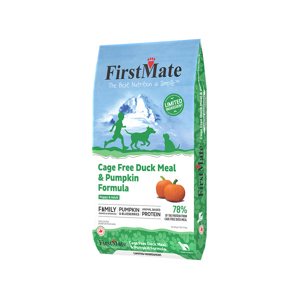 Firstmate Dog Limited Ingredient Grain Free Duck & Pumpkin 25Lb.