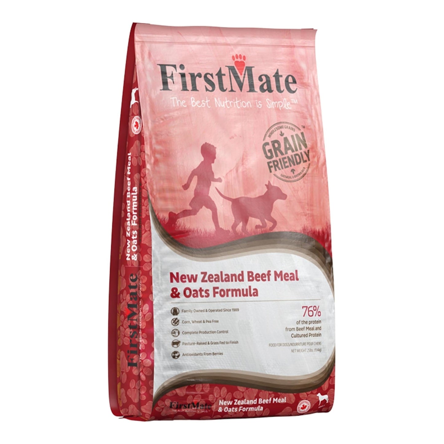 Firstmate Dog Limited Ingredient New Zealand Beef & Oat 25Lb