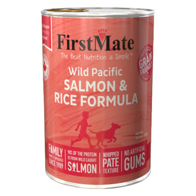 Firstmate Dog Grain Friendlysalmon & Rice Formula 12.2oz. (Case of 12)