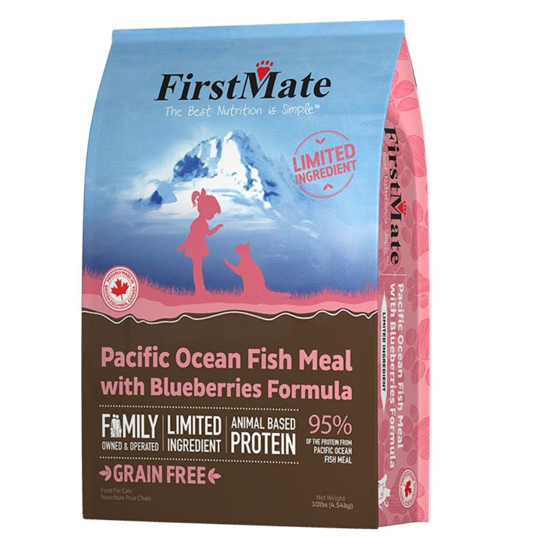 Firstmate Cat Limited Ingredient Grain Free Ocean Fish Blueberries 10Lb.