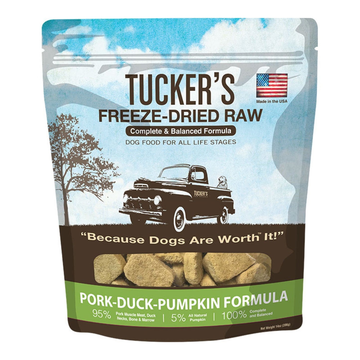 Tuckers Pork-Duck-Pumpkin; 14 oz.