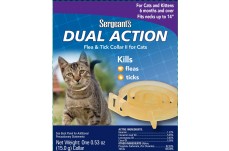 Sergeants Dual Action Flea and Tick Collar Ii For Cats 1Ct