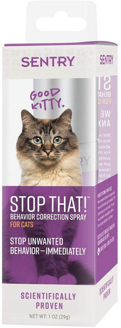 SENTRY Stop That! Behavior Correction Cat Spray 1ea/1 fl oz