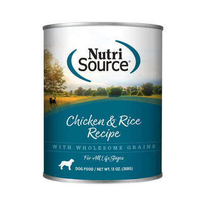 Nutrisource Dog Chicken & Rice 13oz. (Case of 12)