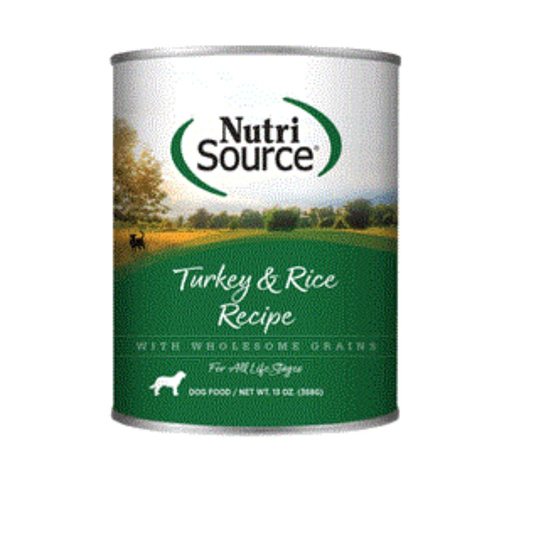 Nutrisource Dog Turkey & Rice 13Oz (Case of 12)