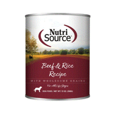 Nutrisource Dog Beef & Rice 13Oz (Case of 12)