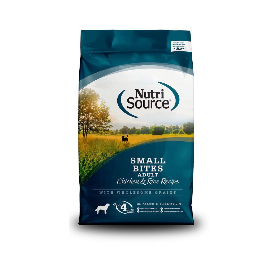 Nutrisource Dog Small Bites Chicken & Rice 5Lb