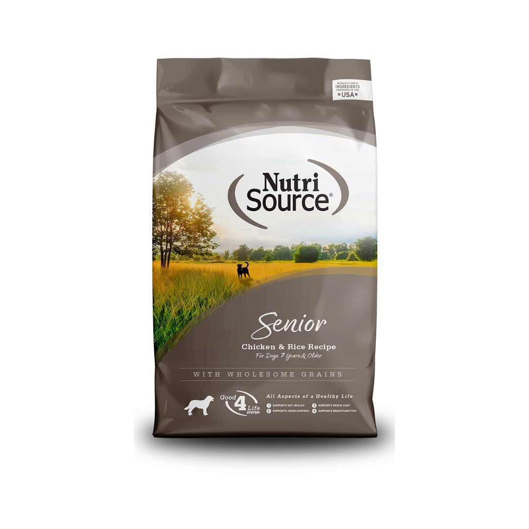 Nutrisource Dog Senior Chicken & Rice 15Lb