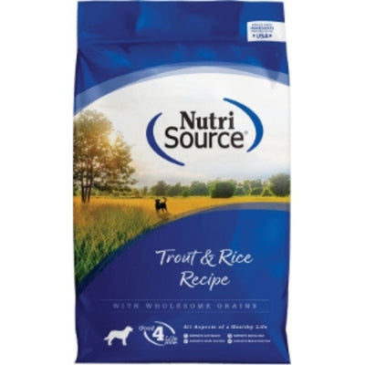 Nutrisource Dog Adult Trout & Rice 4Lb