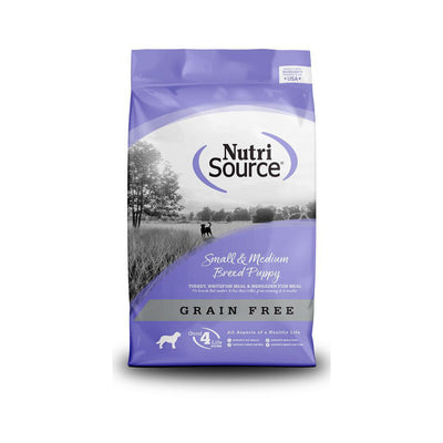 Nutrisource Dog Grain Free Puppy Small Breed Medium Breed 5Lb