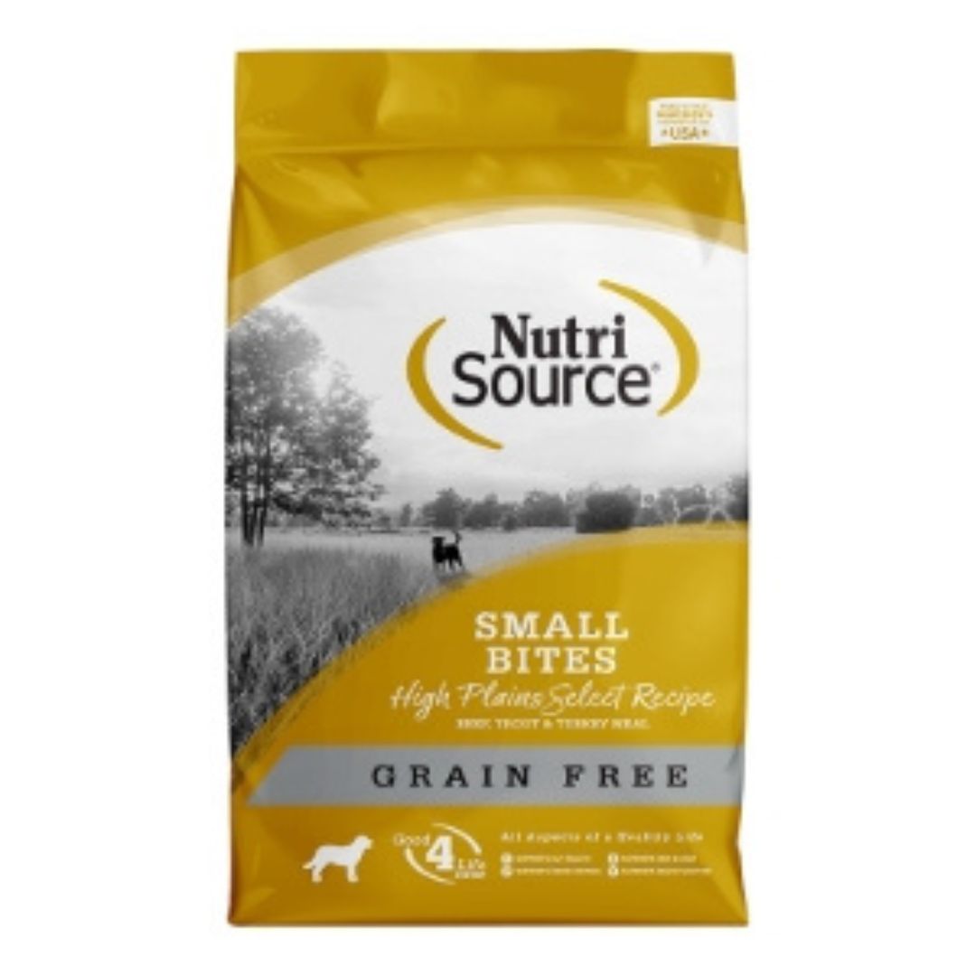 Nutrisource Dog Grain Free Small Bites High Plains Select 4Lb