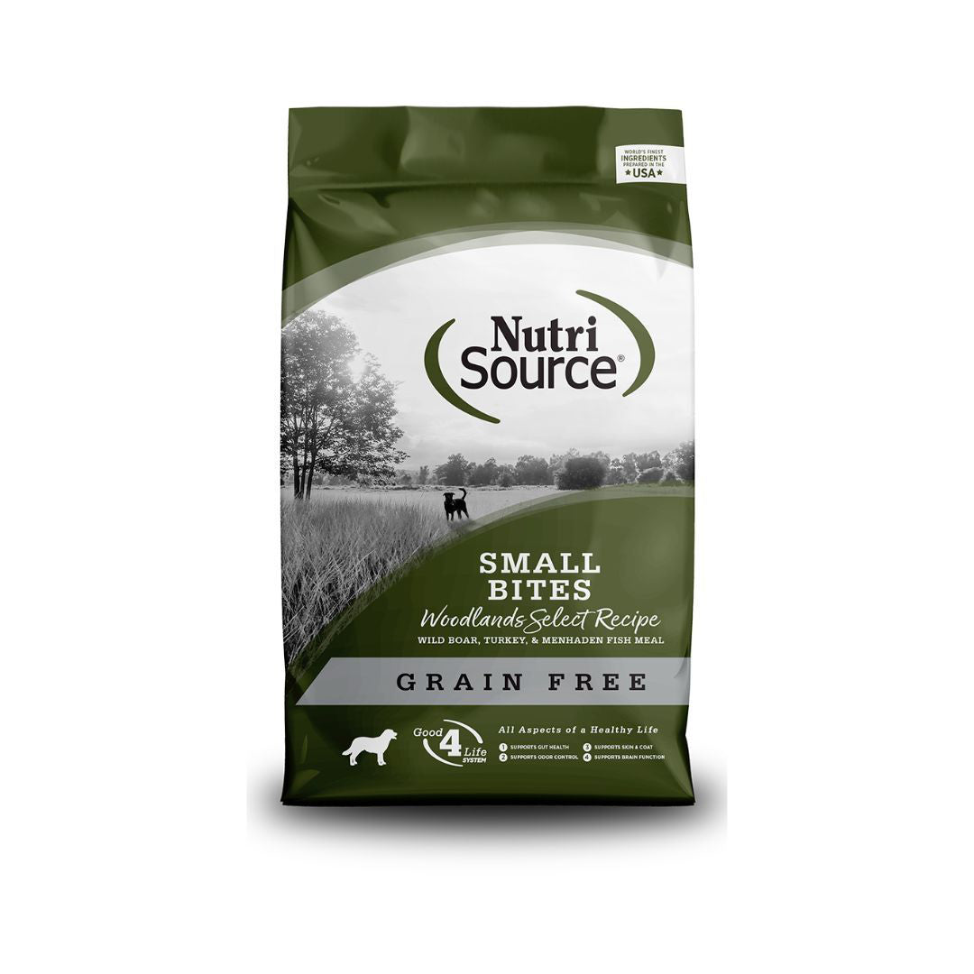 Nutrisource Dog Grain Free Small Bites Woodland Select 5Lb