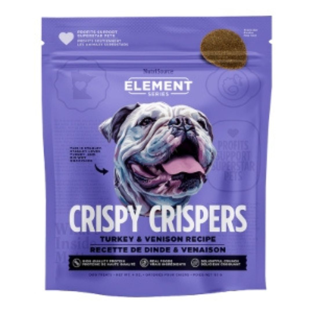 Nutrisource Dog Element Series Crispers Turkey Venison 4Oz