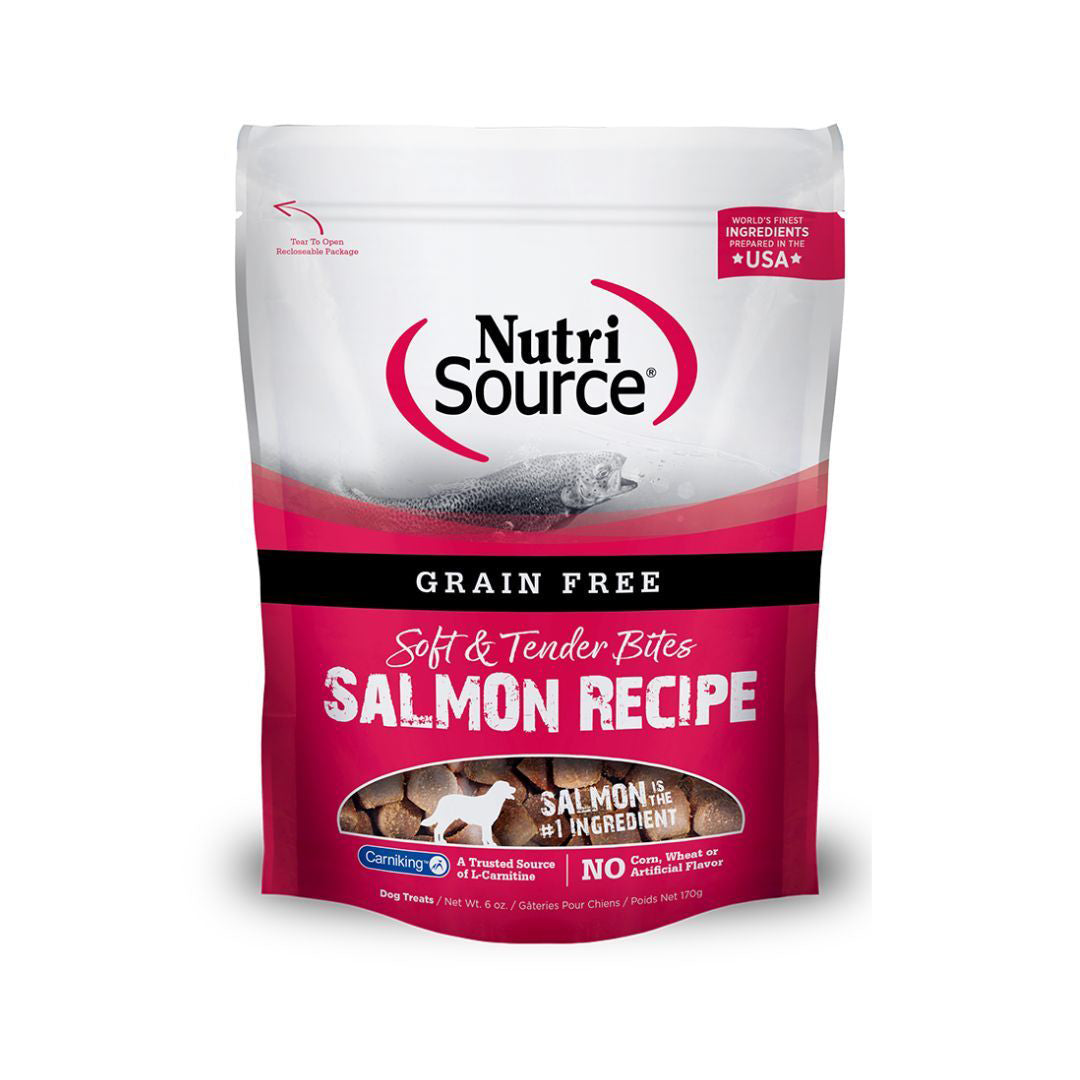 Nutrisource Dog Grain Free Treat Salmon 6oz.