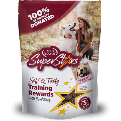 Nutrisource Dog Superstar Treat Beef 4oz.