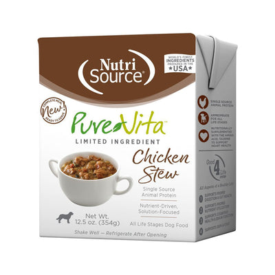 Pure Vita Dog Chicken Stew 12.5oz. (Case of 12)