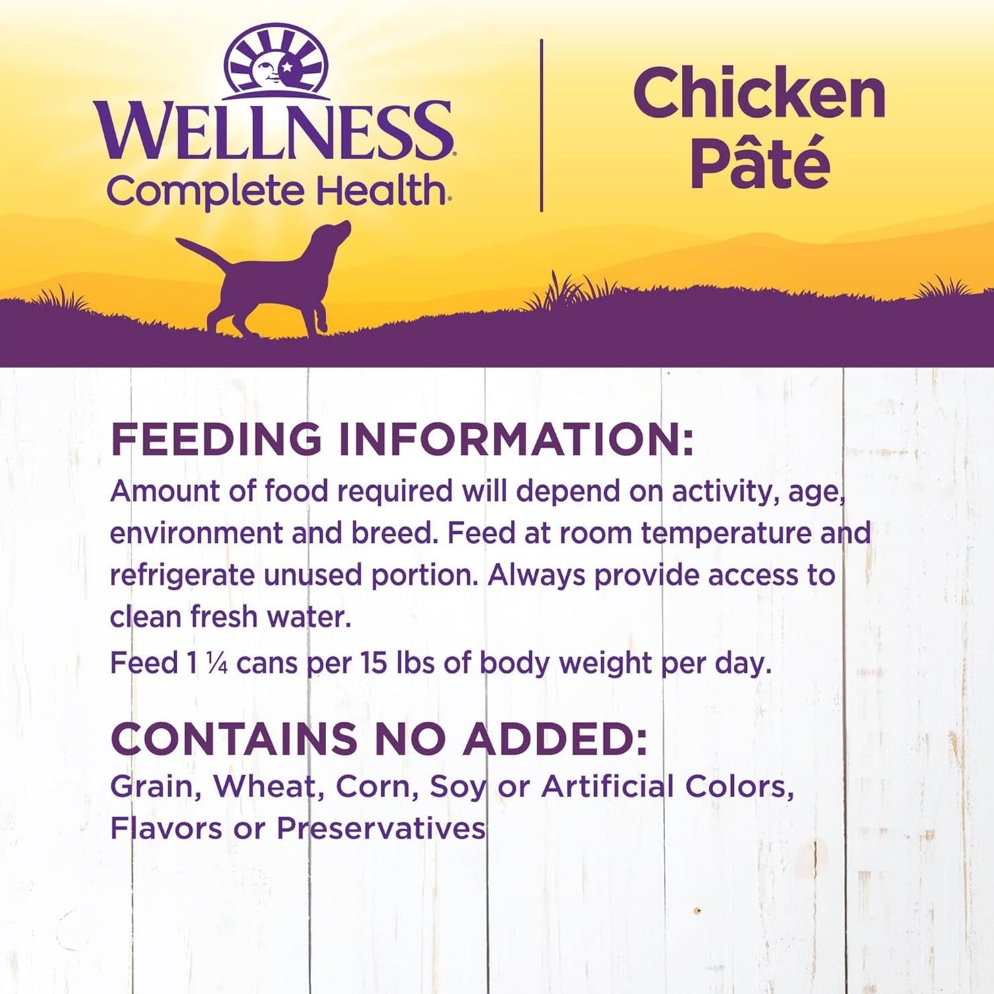 Wellness Dog Complete Health Stew Chicken Peas Carrots 12.5oz. (Case of 12)
