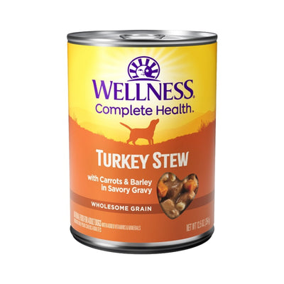 Wellness Dog Complete Health Stew Turkey Barley Carrot 12.5oz. (Case of 12)