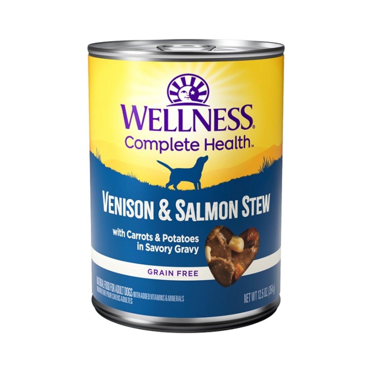 Wellness Dog Complete Health Stew Venison Salmon Potato & Carrot 12.5oz. (Case of 12)