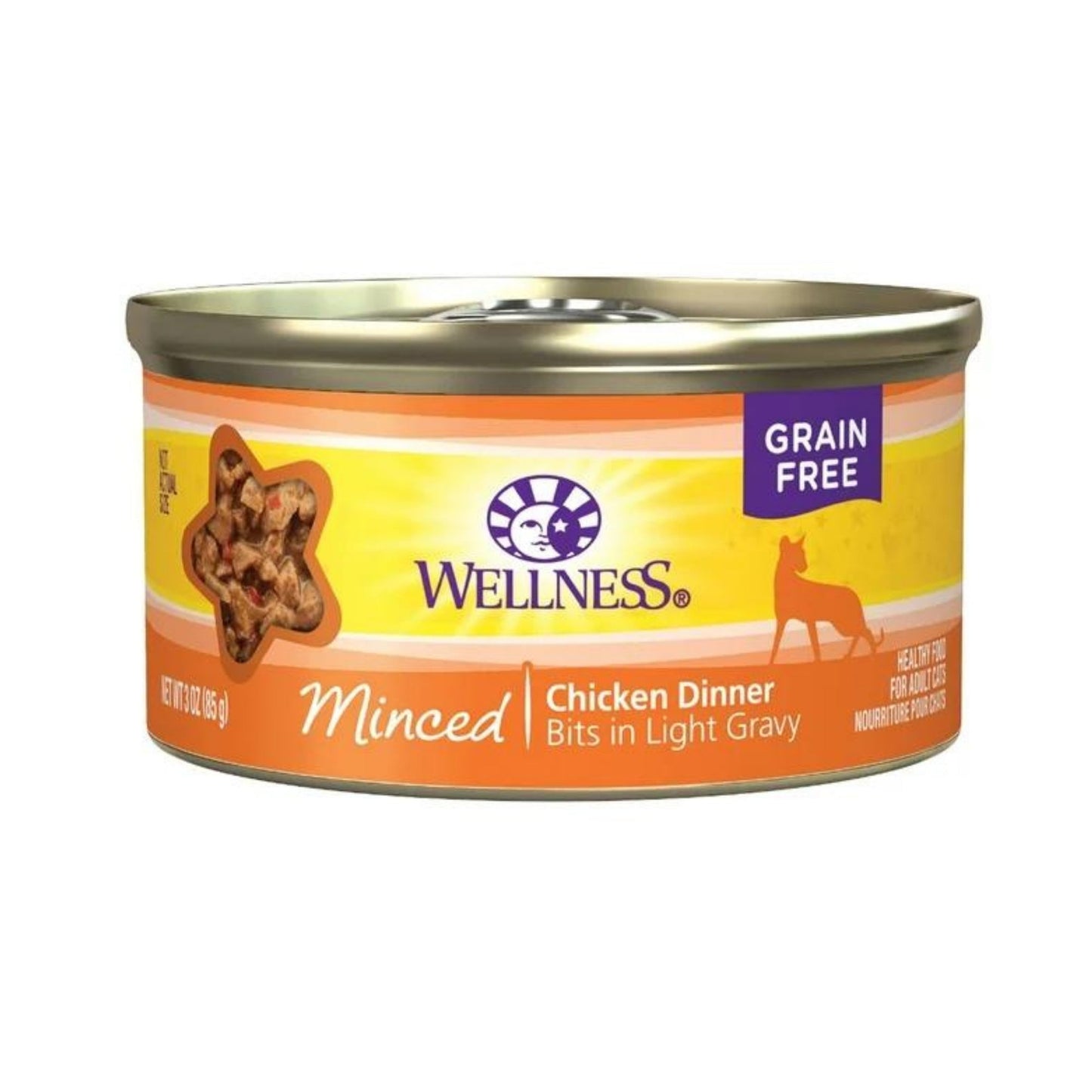 Wellness Cat Complete Health Minced Chicken Dinner 3oz. (Case of 24)