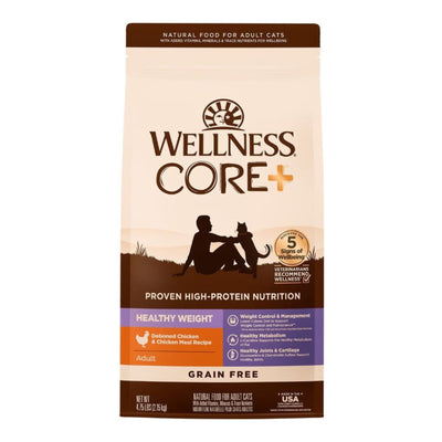 Wellness Core + Cat Healthy Weight Chicken Adult Grain-free 4.75Lb