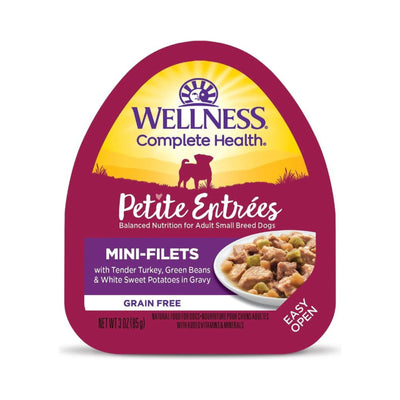Wellness Complete Health Petite Entrées Mini Fillet Turkey Green Bean Sweet Potato 3oz. (Case of 12)