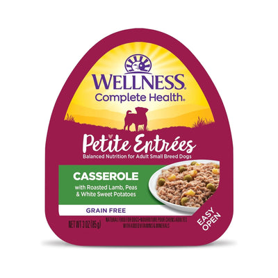 Wellness Complete Health Petite Entrées Casserole Roasted Lamb Pea White Sweet Potato 3oz. (Case of 12)