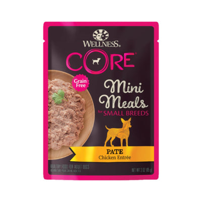 Wellness Core Small Breed Mini Meal Pate Chicken Entrée 3oz. (Case of 12)
