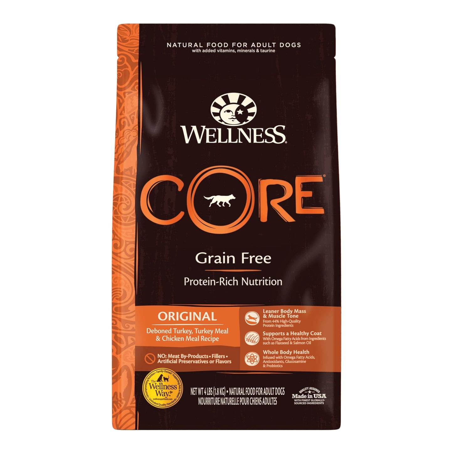 Wellness Dog Core Original 4Lb Grain Free