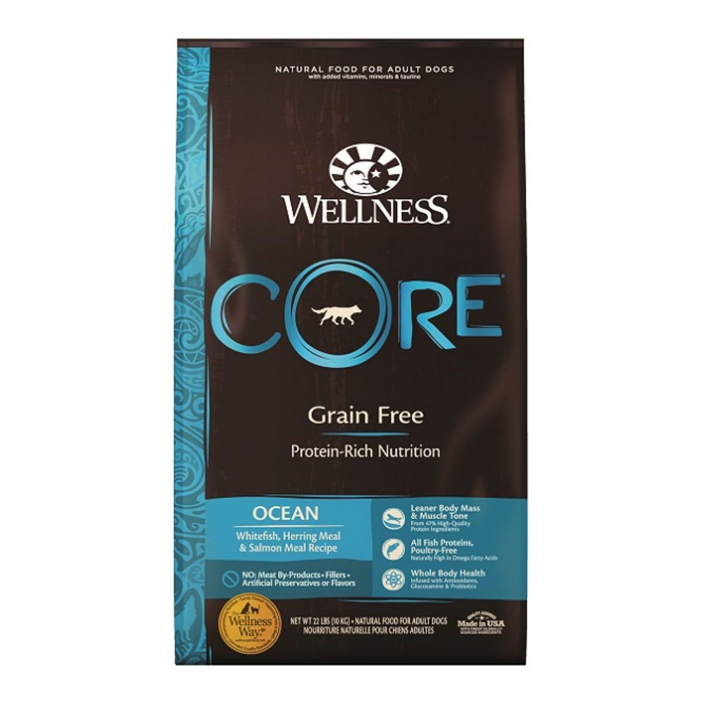 Wellness Dog Core Ocean Recipe 22Lb Grain Free