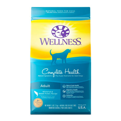Wellness Dog  Whitefish Sweet Potato 5Lb Adult Complete Health