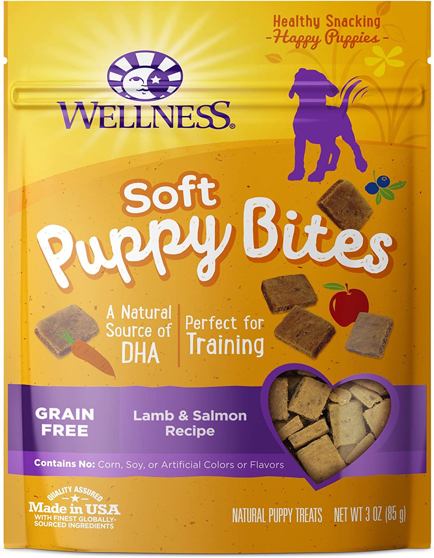 Wellness Puppy Bites Lamb Salmon 3oz.