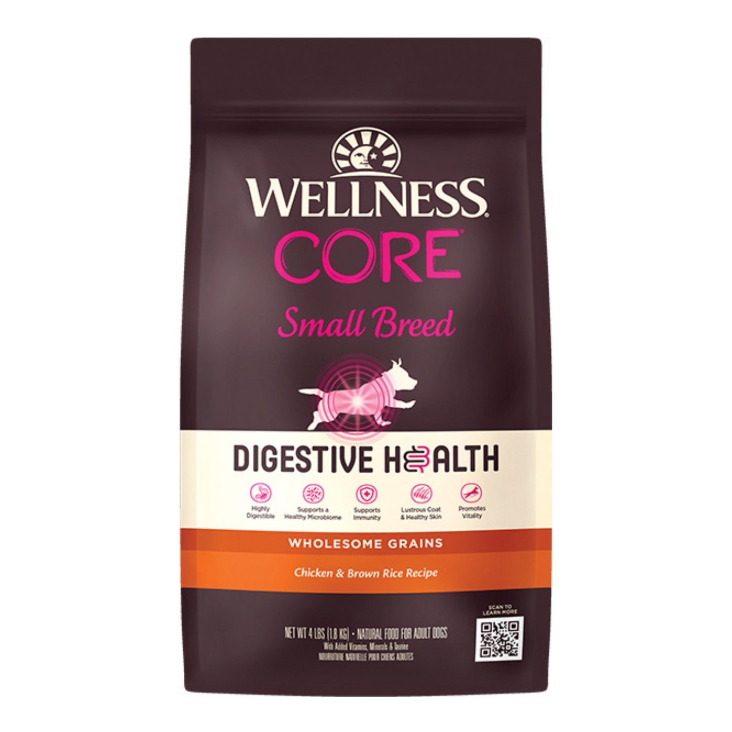 Wellness Dog Core Digestive Health Small Breed Chicken 4Lb