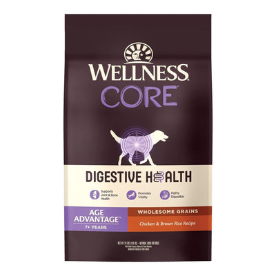 Wellness Core Digestive Health 24Lb Age Advantage Chicken Brown Rice