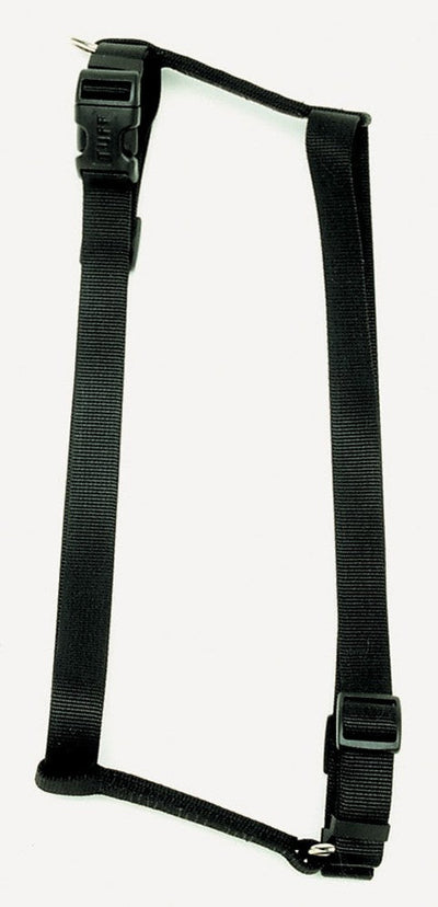 Coastal Standard Adjustable Nylon Dog Harness Black 1ea/SM, 5/8In X 14-24 in