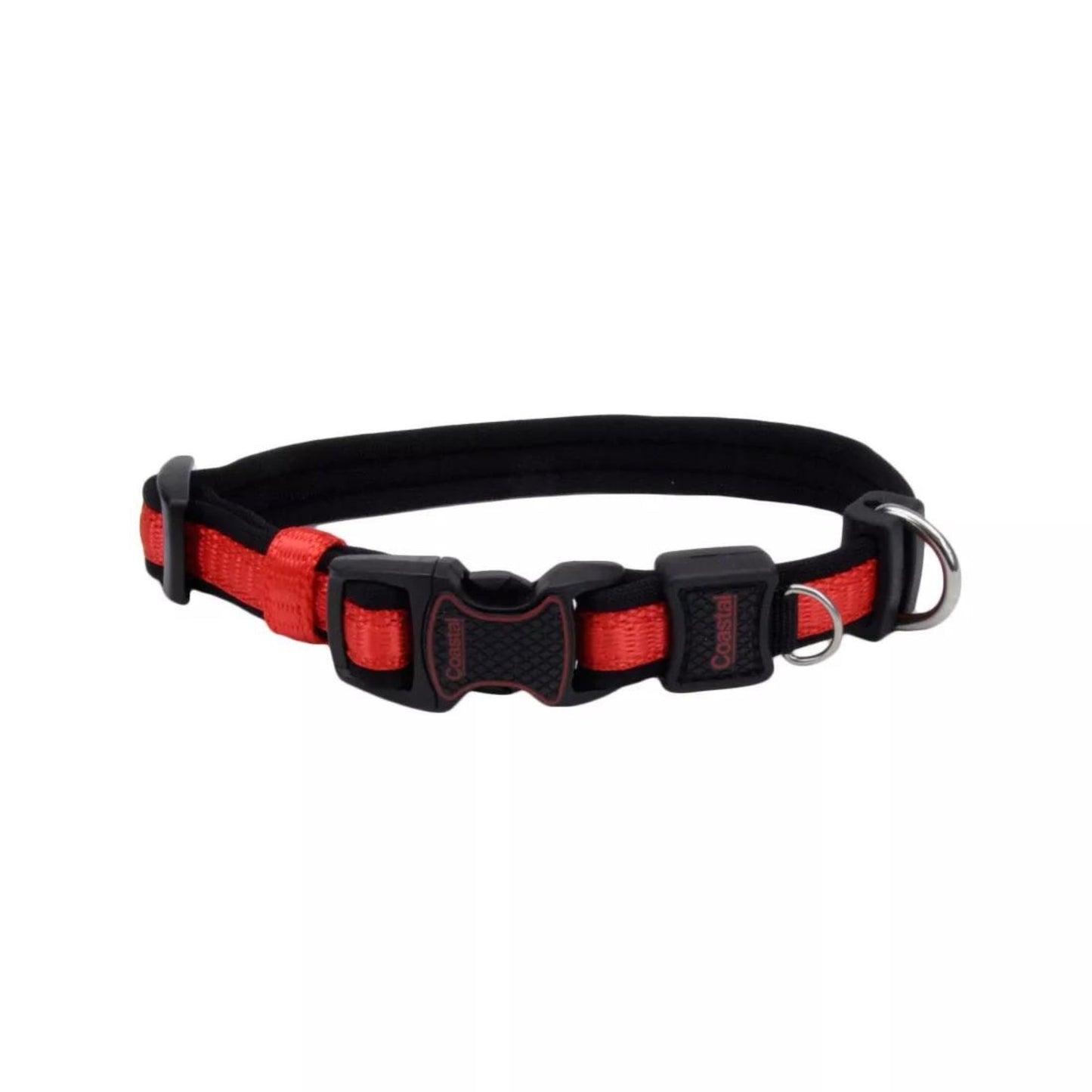 Inspire Adjustable Dog Collar Red 5/8 in. x 10-14in. Small