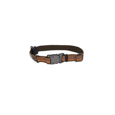 Coastal K9 Explorer 5/8 Inch Adj Collar Camp Fire Orange (10-14 Inch)