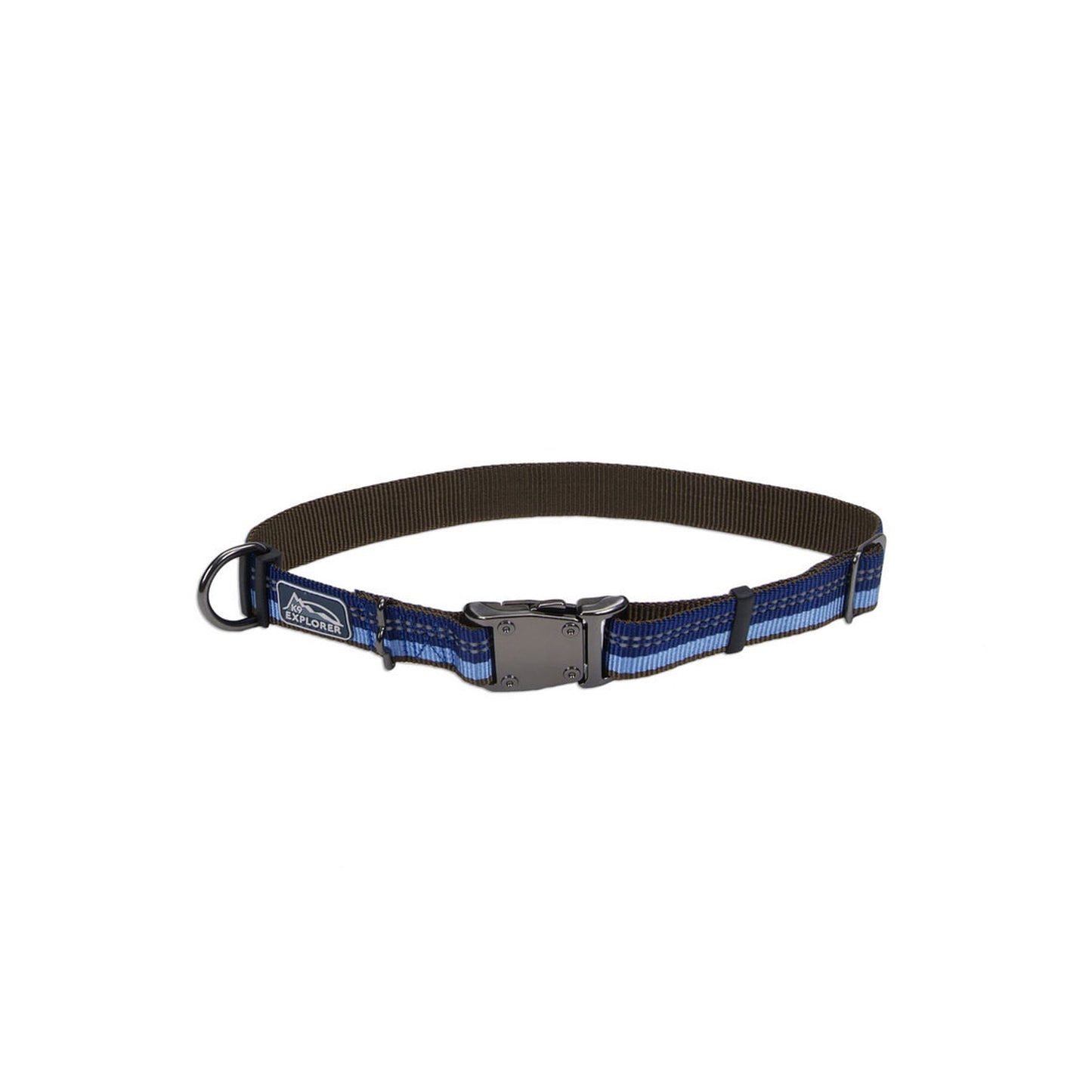 Coastal Products K9 Explorer Reflective Adjustable Dog Collar Sapphire