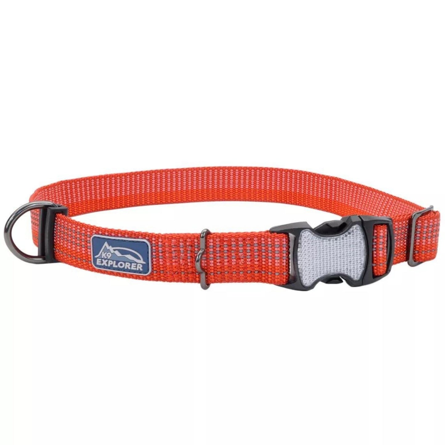 K9 Explorer Brights Reflective Adjustable Dog Collar Canyon Medium 1"x 12"-18"