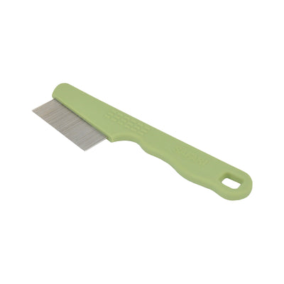 Safari Cat Flea Combs with Extended Handle Green One Size