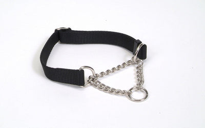 Check-Choke Adjustable Check Training Dog Collar Black 1ea/3/4 In X 14-20 in