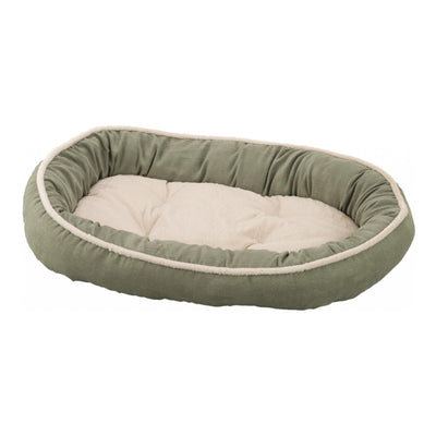 Ethical Pet Sleep Zone Shearling Oval Cuddler 35" Sage