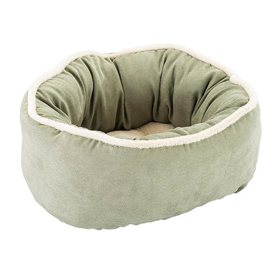 Ethical Pet Sleep Zone Shearling Oval Cuddler 18" Sage