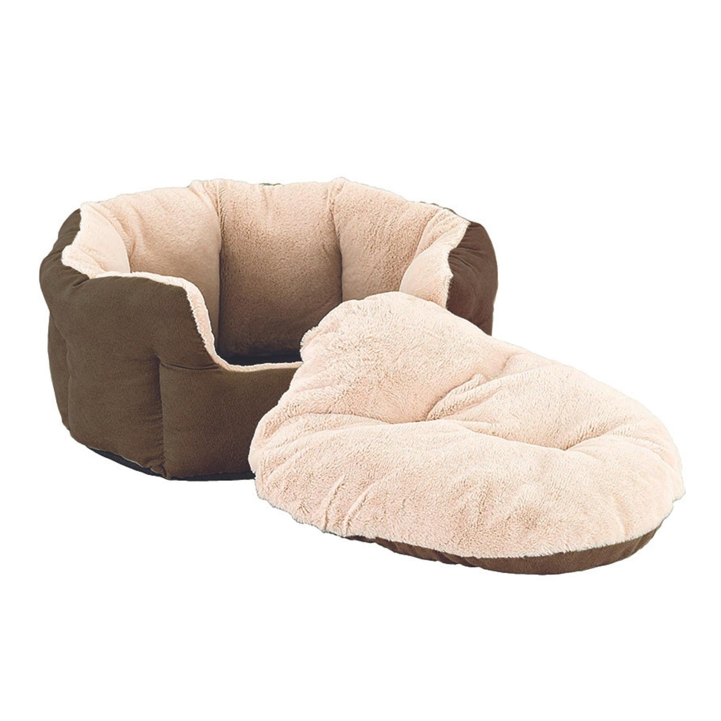 Ethical Pet Sleep Zone Reversible Cushion 18 Chocolate