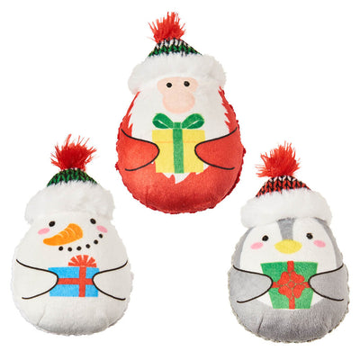 Ethical Pet Holiday Trio Catnip Toys Asst 4in.
